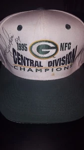 UNKNOWN GREEN BAY PACKERS Signed/Autographed Hat 1995 NFC Division Champions - Picture 1 of 10