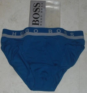 HUGO BOSS Cotton Stretch Mini Brief - Medium, blue - Picture 1 of 1