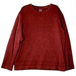 GAP Herren XL NEU Pullover Sweater Sweatshirt Burgund Rot Langarm Baumwolle - Bild 1 von 3