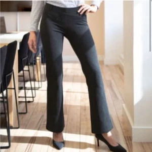 Betabrand Women's Gray Straight Leg Pull On Yoga Pants Small - Picture 1 of 7