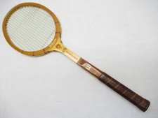 VTG WILSON "MAUREEN CONNOLLY SUPER STROKE"  TENNIS RACQUET. ANTIQUE / DISPLAY