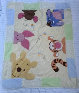 Disney Baby Winnie Puuh & Freunde Babydecke Bettdecke Struktur Patch - Bild 1 von 13