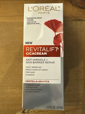 Reparación de barrera cutánea antiarrugas L'Oreal Paris Revitalift Cicacream - 1,7 fl oz Foto 1 de 4