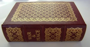 WAR & PEACE by Leo Tolstoy EASTON PRESS LEATHER CLASSIC Historical Russian Vol 1 - Bild 1 von 7