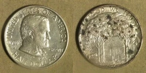 Grant Memorial Half : 1922 XF-/XF-AU (spots rev.) IRUS93 - Picture 1 of 1