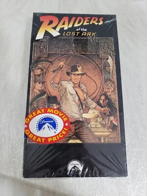 Indiana Jones Raiders Of The Lost Ark (Vhs, 1989) Paramount Watermark Brand New - Image 1 of 4
