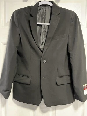 Boys  Van Heusen Boys Black Suit Jacket ~ Size 14 Reg. - Image 1 of 4