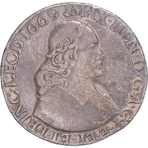 [#1069642] Coin, Prince-Bishopric of Liège, Maximilian Henry, Ducaton, 1669, Li Cover