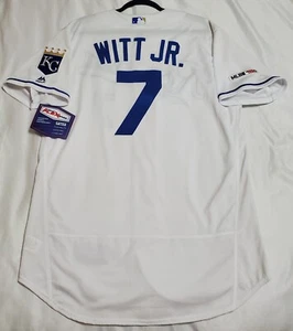 AUTHENTIC MAJESTIC 52 2XL, BOBBY WITT JR. KANSAS CITY ROYALS FLEX BASE Jersey - Picture 1 of 6