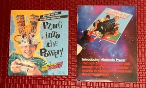 Plug Into The Power! NES Nintendo Console Insert Only (Lot of 2 inserts) - Picture 1 of 2