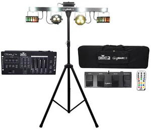Chauvet GigBar 2.0 DMX Light FX Bar w/Tripod+Footswitch+Remote+Bag+Controller - Picture 1 of 11