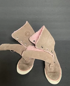 Converse Chuck Taylor Beverly Schnürstiefel X-Hi Junior Gr. 4 beige/pink - Bild 1 von 6