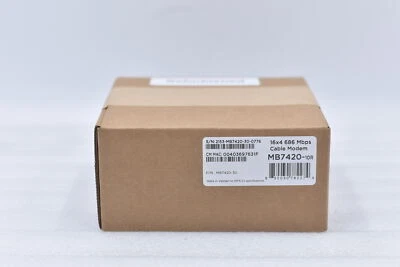 Motorola MB7420 (16x4) Cable Modem DOCSIS 3.0  RFB - Image 1 of 4