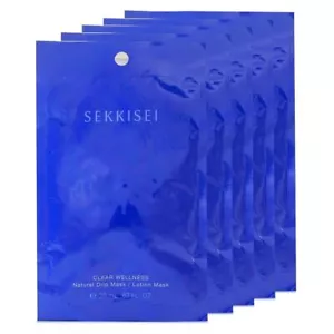 KOSE SEKKISEI Clear Wellness Natural Drip Mask Lotion Mask 6Pcs / Set From Japan - Picture 1 of 2