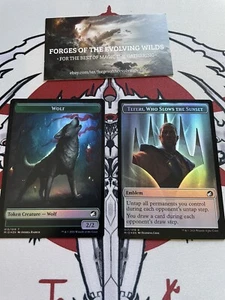 Wolf Teferi Foil Token 013 017 - MTG - MID - Innistrad: Midnight Hunt - Picture 1 of 1