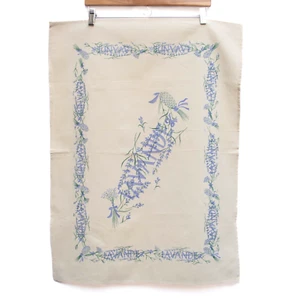 Toalla de té de cocina jardín francés lavanda lavanda algodón granja cottagecore - Imagen 1 de 6