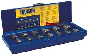Hanson Irwin 54113 13 Piece Bolt Extractor Set 1/4"-3/4" - Picture 1 of 5