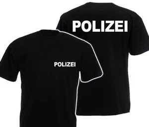 POLIZEI SECURITY T-Shirt Sicherheitsdienst Ordner Police SWAT Sicherheit TOP PR - Picture 1 of 2