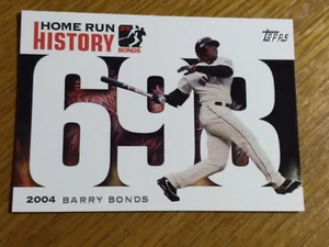 2006 Topps Baseball Barry Bonds Home Run History #698 EX-Nr Mt - Picture 1 of 2
