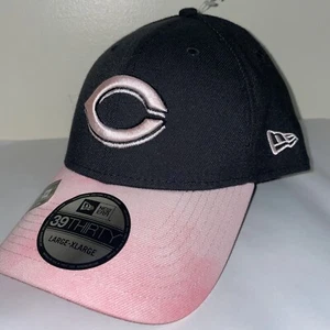 Cincinnati Reds game pink bottom fitted L/XL CAP hat New ERA PINK / Black - Picture 1 of 5