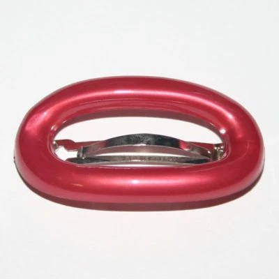 Navarro Barrette Mini Pinza de Pelo Pequeña Redonda Ovalada Círculo Forma de O Hecho en Francia Foto 1 de 4