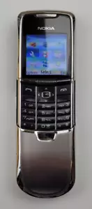 Nokia 8801 (RM-33) 64MB - Stainless Steel (GSM Unlocked) 2G Classic Cell Phone - Picture 1 of 9