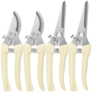 4PACK Pruning Shears, Stainless Steel Garden Shears, Sharp Handhled Gardening Sc - Picture 1 of 5