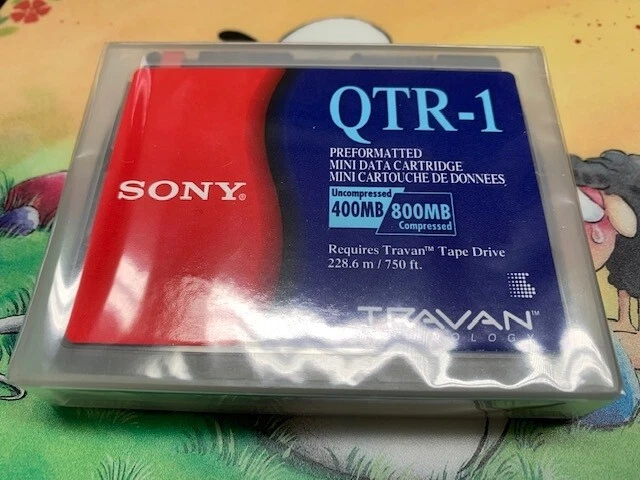 Sony QTR-1 Mini Data Cartridge - 400 MB uncompressed - 800 MB Compressed - Neu - Bild 1 von 1