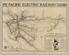 Pontius, D.W. Lines of the Pacific Electric Railway w południowej Kalifornii. 1912