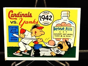 1970 Fleer #39 - 1942 World Series Cardinals v Yankees - Picture 1 of 2
