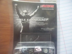 NASCAR DALE GAINTHARDT #3 FONDAZIONE SCALA 1/64 AUTO & TARGA METALLO STORIE BELLO! - Foto 1 di 3