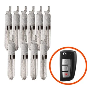 Lot x 10 2014-2023 Nissan Versa Rouge Flip Key Blade - Bild 1 von 8