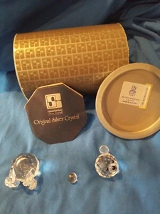Swarovski kleine sitzende Bärenbox & COA A 7637 NR 054 000 MUSS REGULIERT WERDEN - Bild 1 von 4