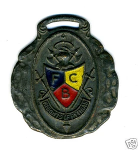 Reloj llavero Caballeros de Pitias 1900 de la compañía de seguros - Imagen 1 de 2