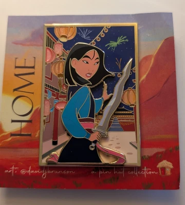 Disney Fantasy Pin Mulan Home The Pin Hut LE 60 - Image 1 of 4