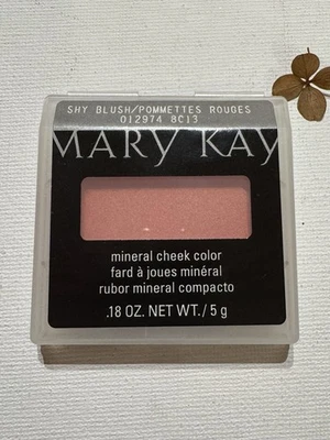 MARY KAY mineral cheek color SHY BLUSH/POMMETTES ROUGES 012974 8C13 - Image 1 of 2