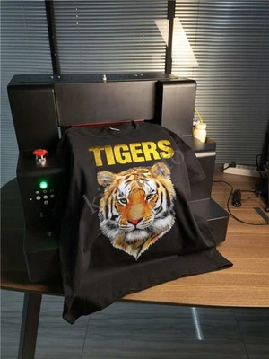 A3 DTF/DTG Printer Machine Automatic T-shirt Flatbed Gold Effect Factory Price - Image 1 of 4