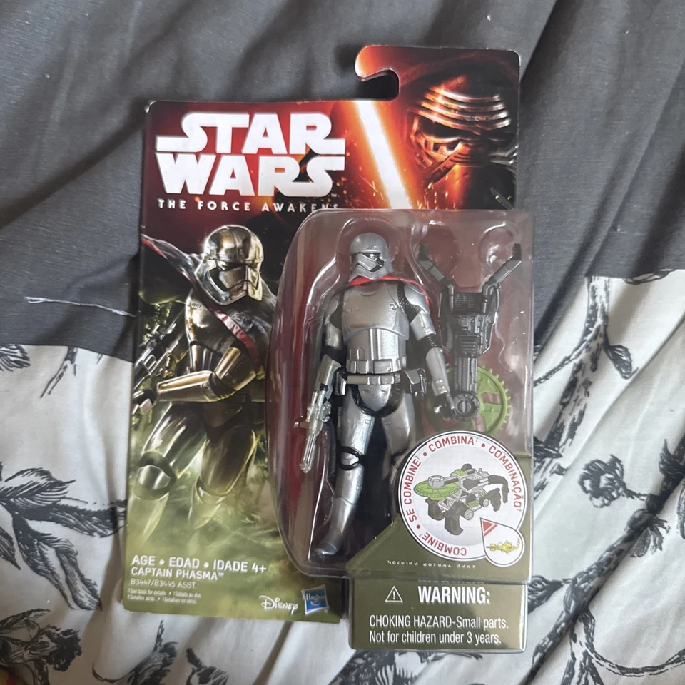 Экшн-фигурка Captain Phasma Star Wars The Force Awakens 3,75 дюйма 2015 новый игрушечный пистолет - Изображение 1 из 2