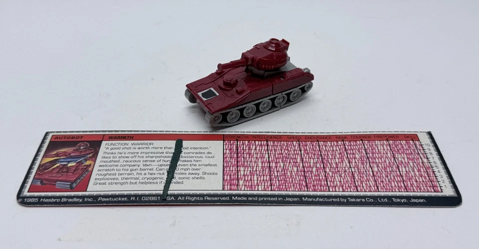 Warpath 100% Complete 1985 Vintage Hasbro G1 Transformers Action Figure - Image 1 of 4
