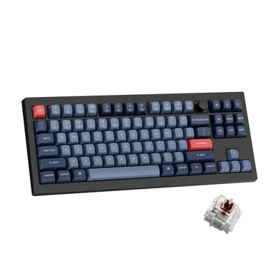 V3 Max TKL Wireless Mechanical Keyboard, QMK/VIA RGB Bluetooth/2.4 GHz/Wired,... - Image 1 of 4