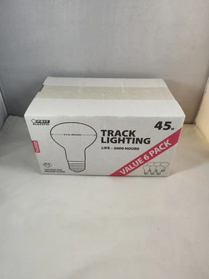 Feit Electric 45w R20 E26 120V Indoor Flood Bulbs Value 6 Pack Track Lighting  - Image 1 of 4
