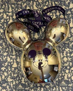 Cubo palomitas globo plateado metálico Mickey 100 años de maravilla Disney - Imagen 1 de 1