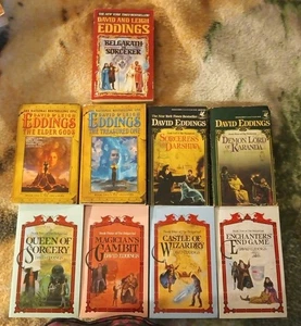 David Eddings Fantasy Bücher Konvolut 9 Massentaschenbücher verschiedene Titel wie gesehen - Bild 1 von 6