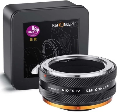 K&F Concept IV PRO NIK-FX Lens Mount Adapter for Nikon F Lens to Fuji X-Series X - Image 1 of 4