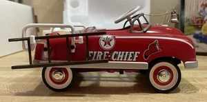 Texaco Fire Chief Toy Pedal Car Coin Bank First Production Run By Crown Premiums - Picture 1 of 9