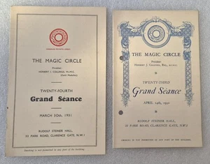 1930/31 The Magic Circle - The 23rd & 24th Grand Seance Programmes - Picture 1 of 7