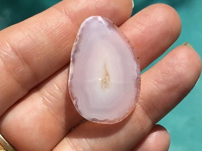 Ágata Mexicana Doble Cara Forma Libre 31x21 MM Cabujón Piedra Preciosa para Joyería Foto 1 de 4