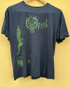 Opeth In The Shadows Black Distressed Size M Vintage Y2K - Picture 1 of 5