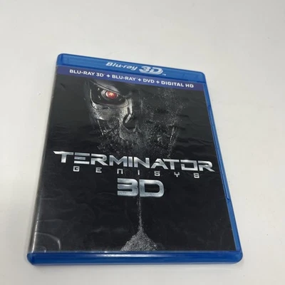 Terminator Genisys 3D  (Blu-ray 3D + Blu-ray + DVD, 2015) 3 Disc Set! - Image 1 of 4
