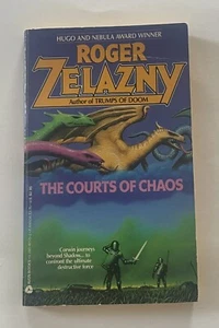 The Courts of Chaos Paperback Roger Zelazny 1979 Chronicles of Amber Book 5 - Imagen 1 de 9